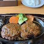 さわやか - げんこつハンバーグ（完成後）