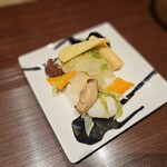 翠亨園 - イカとザーサイの炒め