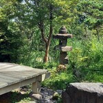 水車の里 瑞穂蔵 - 庭、猫