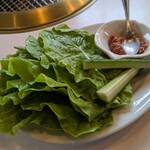 ホルモン幸楽 - 葉っぱ♪