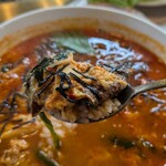 ホルモン幸楽 - カルビクッパ＠￥910円