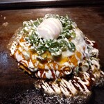 ゴエモン - 料理写真:プレミアムお好み焼き