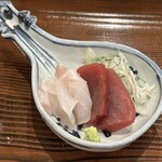 勢麟 - お造り　南鮪赤身　クエ