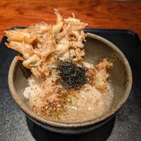 薪炭まだら - 〆（松茸、しらす、鱧子、米）