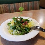 フライングガーデン - サラダFセット(ライスまたはパン＋ちょっとおためしクレソンサラダ) ￥605 