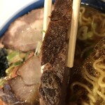 蓬来軒 - 叉焼厚み15㎜程