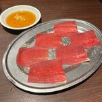 大詔閣 四条店 - タン先のニンニク胡麻油