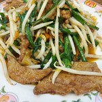 餃子の王将 - (参考)蕨東口店。ニラレバ炒め(2025年8月13日)