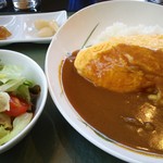 杏樹 - オムカレーセット　コーヒー付　1080円