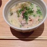 鳥彩 - 鶏そば ハーフ 600園