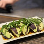 たぴおか食堂 - 肉厚でみずみずしい、アクのない水ナスを1本一人占め♪