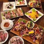 シュラスコ 肉寿司食べ放題 夜景肉バル サルーテジャポン - 