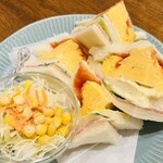池田屋珈琲 - 料理写真:モーニング（ミックスサンドウィッチ）