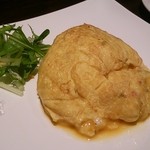 ハマチョウ - 中華風玉子焼（カニ）５５０円(201410)