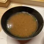 鮓 錦の秋 - 味噌汁