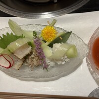 ふぐ御料理處 でん - ハモ落としと炙り