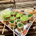 須崎屋台かじしか - 博多のネギ巻き