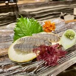 須崎屋台かじしか - 博多湾シャコ刺し