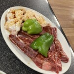 長秀屋 - 料理写真:テッチャン、ツラ、ハラミ