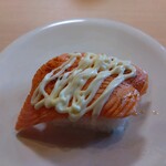 回転寿司すノ家 - 焼きサーモン