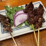 じゅん平 - 限定 ハツモト(左)、肝(右)