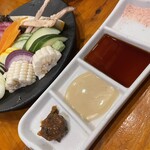 じゅん平 - 名物 野菜刺身盛合せ