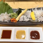 活鮨 魚發 - 刺し・湯引き・炙り