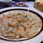 ほびーい喫茶店 - エビピラフ 650円