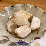 穴子料理と地酒 浅草 川井 - 石川小芋の唐揚げ