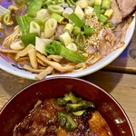 ら～めん山家 - 山家スペシャル　ネギチャーシュー増し　ミニ豚丼