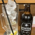 東瀛 - 250813水　東京　東瀛　お会計、ホッピー