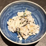 SECRETO - 土鍋ご飯・太刀魚・新生姜（2杯目）