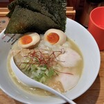 ようすけ 鶏煮亭 - 海苔、味玉トッピング