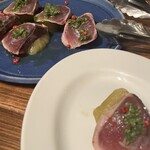 アグーリ - カツオとナスのカルパッチョ