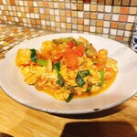 幸菜福耳 - 海老とトマトと卵の炒め物