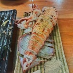 一緒串焼 酒場 - イカ焼き