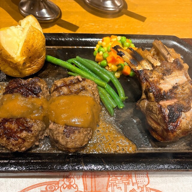 Hungry Tiger Larapoto Ebinaten - Ebina/Hamburger steak | Tabelog
