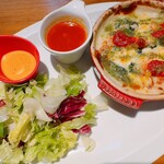 むさしの森珈琲 - 料理写真:チキンとほうれん草のドリア