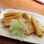 麺処 新白河 - おつまみメンマ（160円）