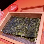 上野藪そば - 焼き海苔