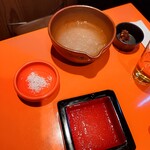 上野藪そば - 菊正宗みぞれ酒