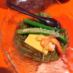 上野藪そば - 卵豆腐の酢の物