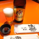 上野藪そば - 札幌恵比寿中瓶