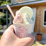 ジェラート エン - トマトとレモン・秘伝豆・放牧ミルク