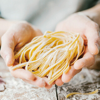 モチモチ食感が魅力！国産小麦100%自家製生パスタ