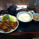 Tagosaku - 鶏のみぞれ和え定食(540円)