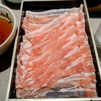 京都つゆしゃぶCHIRIRI 銀座京橋店 - 白金豚（バラ）