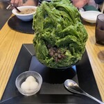 茶寮つぼ市製茶本舗 - もちもち白玉(３個)  利休抹茶金時　