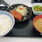 吉野家 - 厚切り豚角煮定食