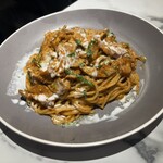 バンゲラズスパイスビストロ＆カフェ - バターチキンソースのパスタ